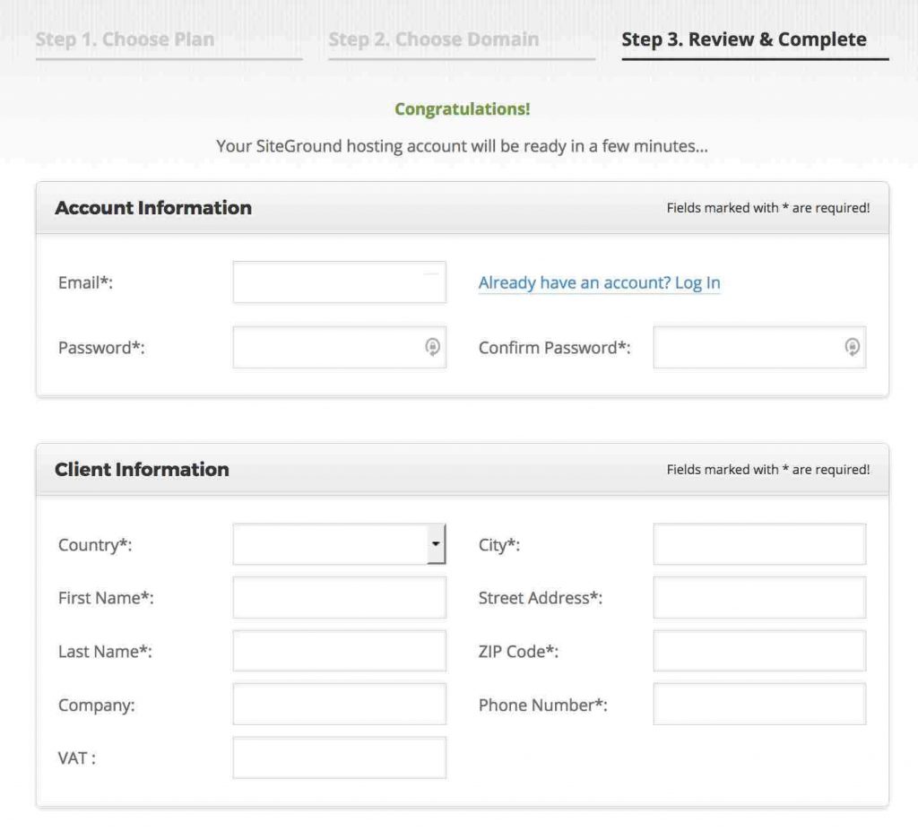 Domain Configuration