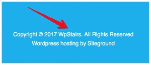How to change footer text in wordpress - Wp Stairs