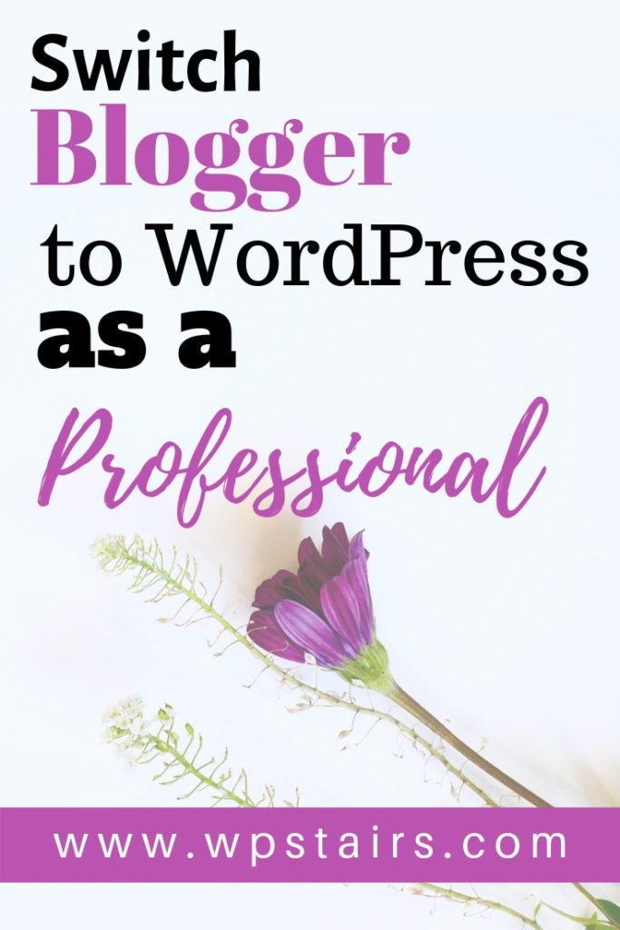 Switch Blogger to WordPress