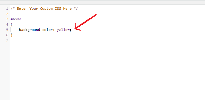Enter your CSS