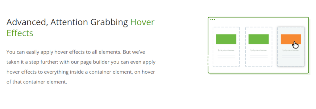 Attention grabbing hover effect