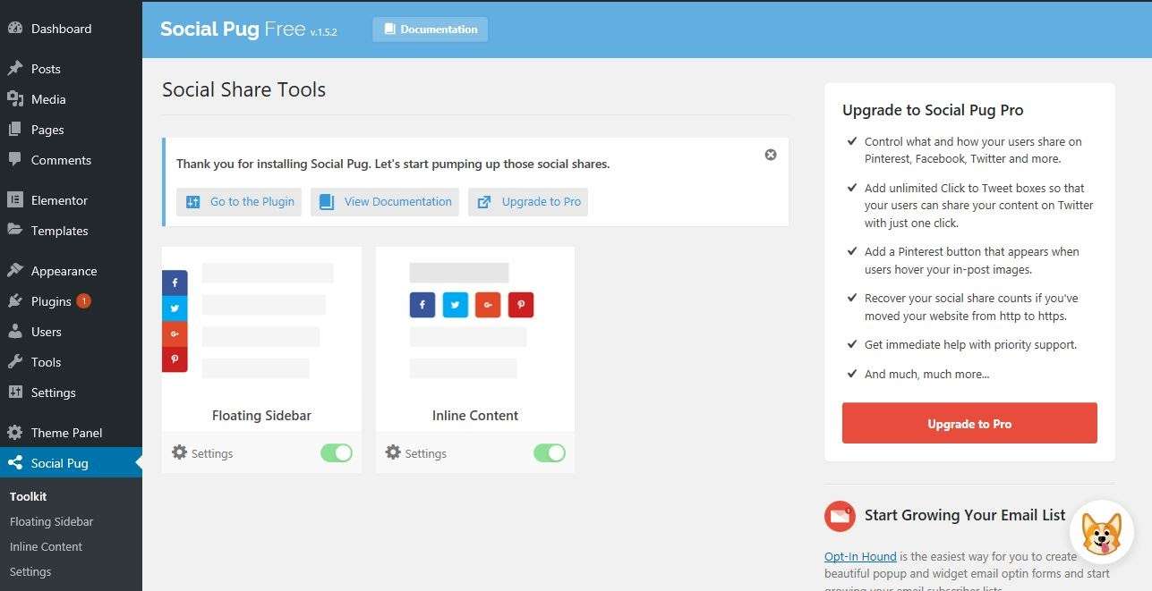 Full Guide Of Setting Up Social Pug The Best WordPress Social Sharing